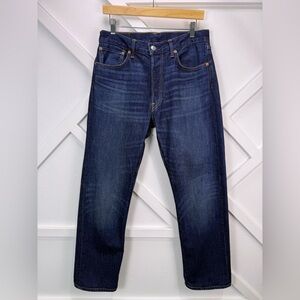 Buck Mason Japanese Denim Ford Standard Straight Jean Button Fly Size 30x29